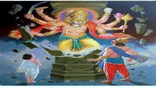Narsimha Kavach with Lyricsमहाराज प्रह्लाद ने भगवान नरसिंह के अवतार के लिए श्री हरि की स्तुति गाई.
