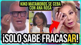 BRUTAL BOMBA Kiko Matamoros REVIENTA a Ana Rosa Quintana y Telecinco tras BUROFAX Supervivientes