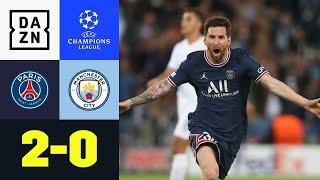 Traumtor Messi trifft Guardiola mitten ins Herz PSG - Man City 20  UEFA Champions League  DAZN