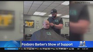 Foxboro Barber Shaves His Head In Support Of Woman With Stage 4 Breast Cancer