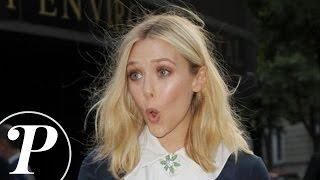 Elizabeth Olsen dévoile sa culotte par accident