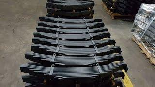 Leaf spring production process and other interesting production lines