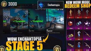 Free 3000 Wow Coins  New Wow Redeem Shop  How To Complete Stages   WOW Shop PUBGM