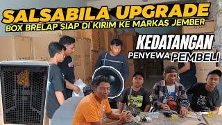 SALSABILA UPGRADE BOX BRELAP SIAP DI KIRIM KE MARKAS JEMBER - KEDATANGAN PEYEWA & PEMBELI 