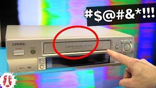 HOW TO Easily Clean VCR Audio And Video Heads  Fix No Picture And No Audio Issues #DIY #HowTo