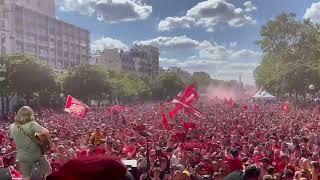 LOVELY LIVERPOOL FANS BEFORE THE UEFA CHAMPIONS LEAGUE VS REAL MADRID ️ #UCLFINAL