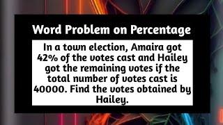 In a town Election Amaira got 42% of votes Cast and Hailey got Remaining Votes if Total Number of Vo