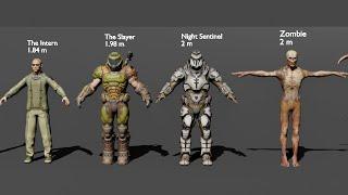 DOOM Eternal scale comparison 