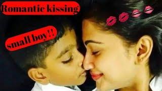 Piumi Hansamali kissing son  පියුමිගේ කිස් එක