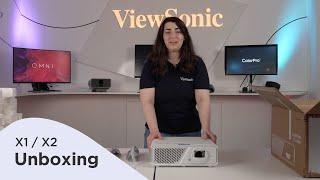 ViewSonic X1 & X2 LED Home Projectors  Official Unboxing
