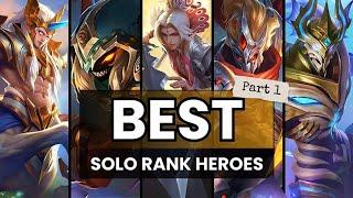 Best Hero for Solo Rank Push New Update Mobile Legends Part 1