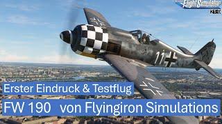 Flyingiron Simulations´s FW 190  - Erster Eindruck  MSFS 2020