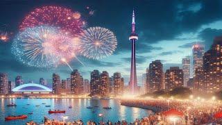 Toronto LIVE  Canada Day Fireworks
