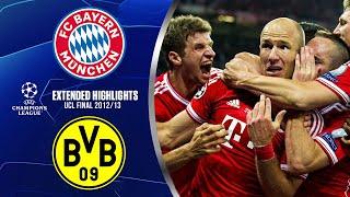 Bayern Munich vs Dortmund Extended Highlights  UCL Final 2013 