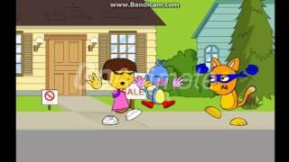 Dora and Boots scares swiper and gets grounded