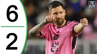 Lionel Messi HAT-TRICK - Inter Miami vs New England 6-2 Extended Highlights & Goals 2024