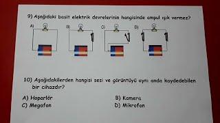 4.sınıf fen bilimleri 2.dönem 2.yazılı  @Bulbulogretmen  #4sınıf #fenbilimleri #keşfet #yazılı