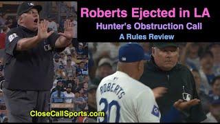 E139 - Dave Roberts Ejected After Obstruction Call by Hunter Wendelstedt on LAs Miguel Rojas