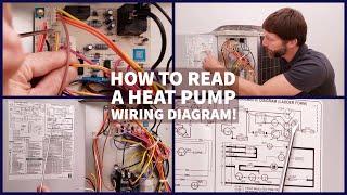 How to Read a Heat Pump WIRING DIAGRAM Schematic & Connection