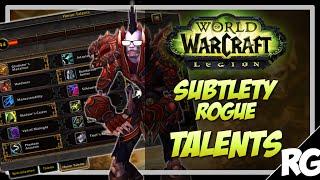 SUBTLETY ROGUE GUIDE - TalentsHonor Talents  WoW Legion 7.0.3