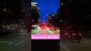 Downtown Miami  #youtubeshorts #shorts #florida #night #letstalkwithumair #rap #nightlife