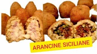 LE VERE ARANCINE SICILIANE   Ricetta originalePALERMO