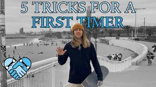 Skateboarding Lessons 5 EASY & IMPORTANT TRICKS for a BEGINNER SKATEBOARDER to look Experienced