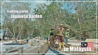 Pro.66 - Ep.3 Planting Professional Japanese Gardeners create a  garden in Malaysia