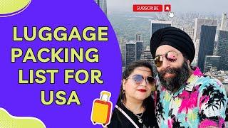 Things to Bring  Pack for USA from India ️ Ultimate Packing List for USA 2022 for ALL VISAS ️