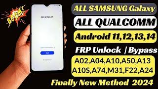 FinallyWithout ANY EDL Cable All SAMSUNG Qualcomm FRP BYPASS Android 121314 New Security 2024.