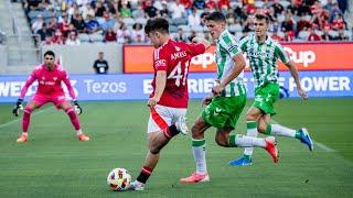 Ten Hag and Ruud enjoy Harry Amass vs Real Betis