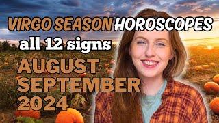 VIRGO SEASON 2024 Horoscopes AugustSep  All 12 Zodiac Signs  ECLIPSE SEASON BEGINS