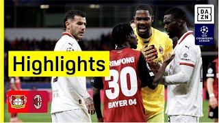 Bayer 04 Leverkusen - AC Milan  UEFA Champions League  DAZN Highlights