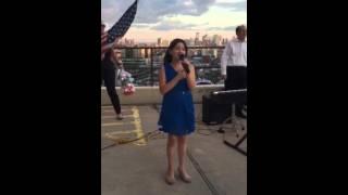 Angelinas 1st. Performance of The Star Spangled Banner