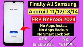 All Samsung FRP Bypass 2024  ADB Enable Fail New Unlock FRP Trick - Samsung FRP Remove - No *#0*#