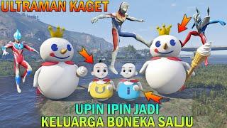 UPIN IPIN JADI KELUARGA MONSTER BONEKA SALJU MIXUE ULTRAMAN KAGET - GTA 5 BOCIL SULTAN