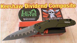 Kershaw 1812OLCB Dividend with Composite Bladeincludes disassembly lightweight gent carry 