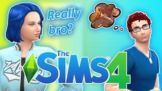 HE WONT STOP EATING Sims 4