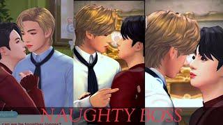 NAUGHTY BOSS episode 36  taekook bts universe story game  Indonesia+english subtitle