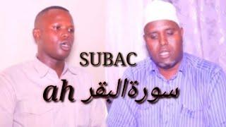 Subac Jalaad Jimco Ah سورة البقرة Macalin Maandheere iyo Macalin Cali cilaan iyo Macalin Bulkeeti