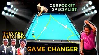 FILIPINO EFREN REYES Game Changing BANK SHOTS not seen before  One-pocket Specialist