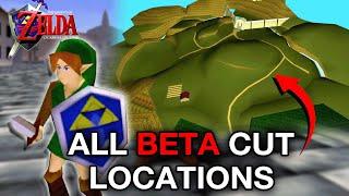 The Complete Cut and Altered Maps of Zelda Ocarina of Time  Cut Content