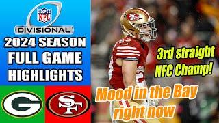 Green Bay Packers vs San Francisco 49ers FULL GAME NFC Divisional  NFL Playoffs Highlights 2024