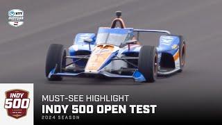 Must-see Kyle Larson turns first laps at Indy 500 Open Test ahead of Double attempt  INDYCAR