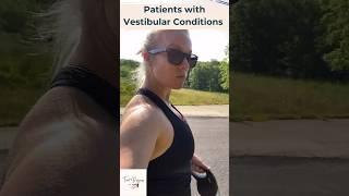 Cardio Exercise Recommendations for Patients with Vestibular Disorders #vestibular #dizzy #shorts