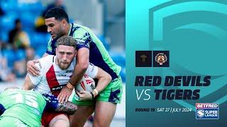 Highlights  Salford Red Devils v Castleford Tigers  2024 Betfred Super League Round 19