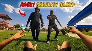 Angry Security Guard vs Parkour in india  Flyingmeenaboi