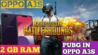 PUBG IN OPPO A3s 2019  PUBG PERFORMANCE IN OPPO A3s 2GB RAM