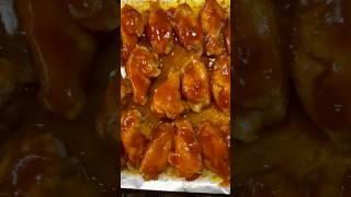 Острые куриные крылышки барбекю рецепт🩷 #food #chicken #shorts #chickenwings