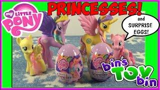 My Little Pony Princess Sterling & Gold Lily + MLP Surprise Eggs Review by Bins Toy Bin